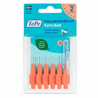 TePe Interdental Brush interdentale borsteltjes Extra Soft 6 pcs 0,5 mm