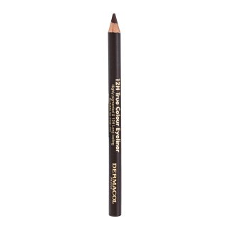 Dermacol 12H True Colour Eyeliner oogpotlood 6 Dark Brown 2 g