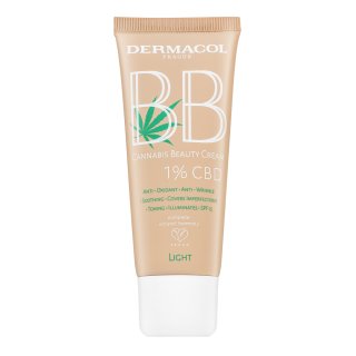 Dermacol BB Cannabis Beauty Cream BB crème om de huidskleur te egaliseren Light 30 ml