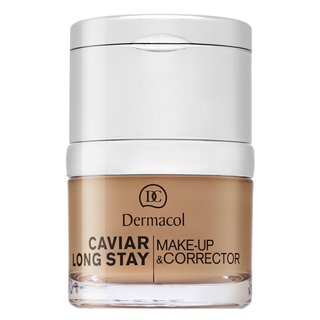 Dermacol Caviar Long Stay Make-Up & Corrector make-up met kaviaarextracten en perfectionerende concealer 5 Cappuccino 30 ml