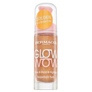 Dermacol Glow Wow Prime & Blend & Highlight verfraaiende vloeistof voor een uniforme en stralende teint 20 ml