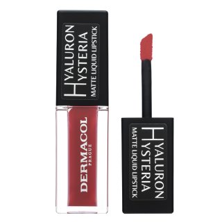 Dermacol Hyaluron Hysteria Matte Liquid Lipstick vloeibare lippenstift met matterend effect No.08 4,5 ml