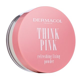 Dermacol Think Pink Refreshing Fixing Powder poeder voor een uniforme en stralende teint 10 g