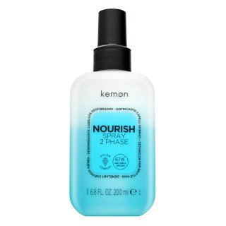 Kemon Nourish Spray 2 Phase verzorging zonder spoelen voor droog en beschadigd haar 200 ml