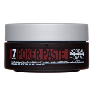 L´Oréal Professionnel Homme Poker Paste modelleerpasta voor extra sterke grip 75 ml