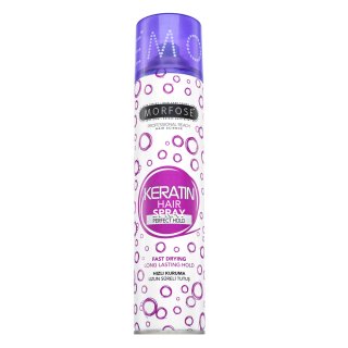 Morfose Hair Spray Perfect Hold haarlak voor een stevige grip Keratin 250 ml