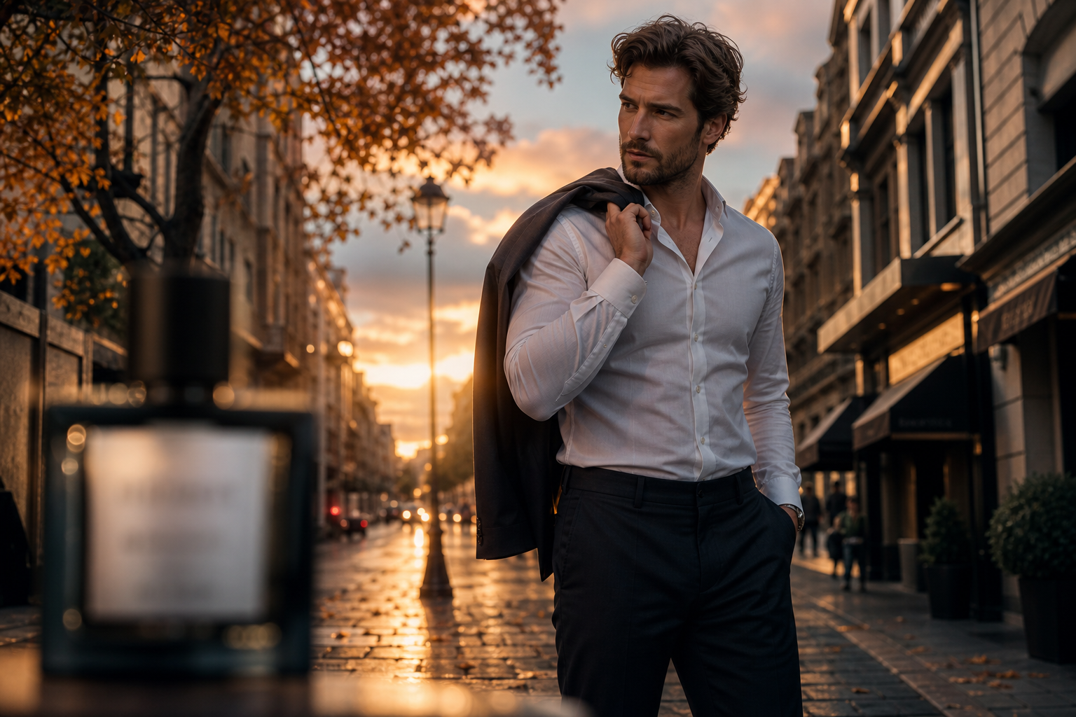 Herenparfums voor de overgang van zomer naar herfst: seizoensselectie