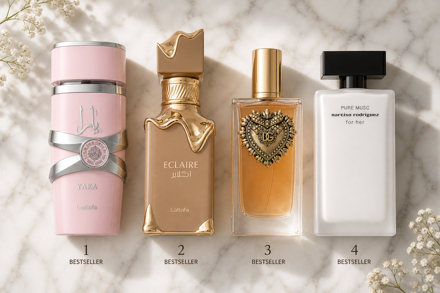 6 damesparfums die dit jaar de verkooplijsten aanvoeren